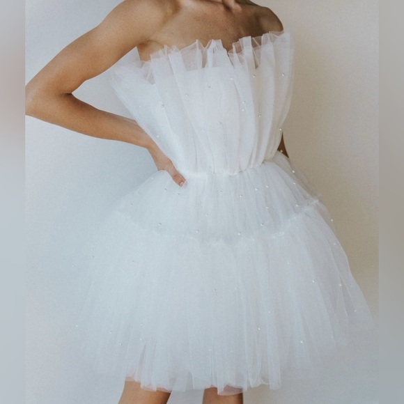 Untamed Petals by Amanda Judge - Arlington Pearl Mini Dress - XS - Picture 2 of 13